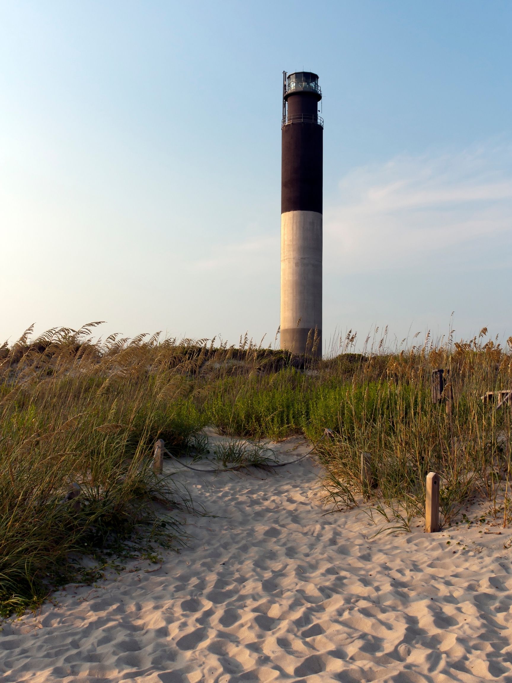 Oak Island Lighthouse - Best Beaches In North Carolina