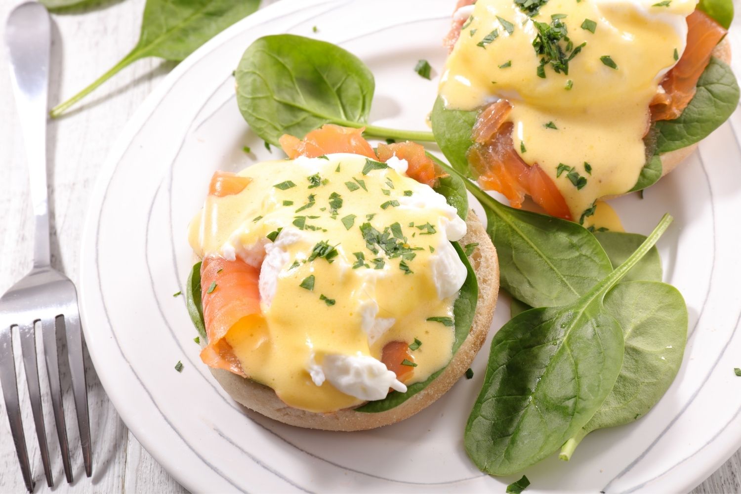 Hilton Head Restaurants - Eggs Benedict With Salmon 