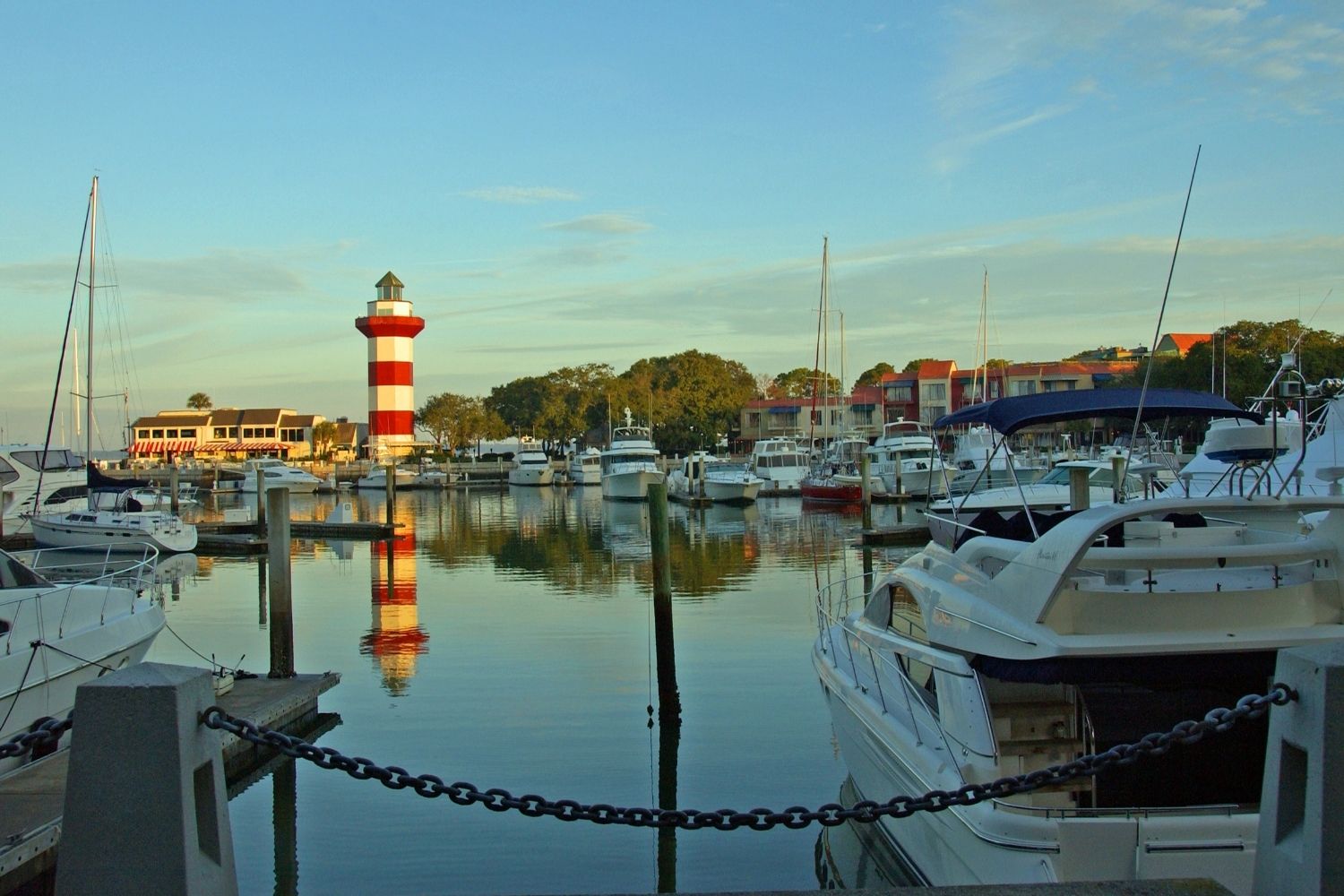 Harbour Town Marina In the Early Morning