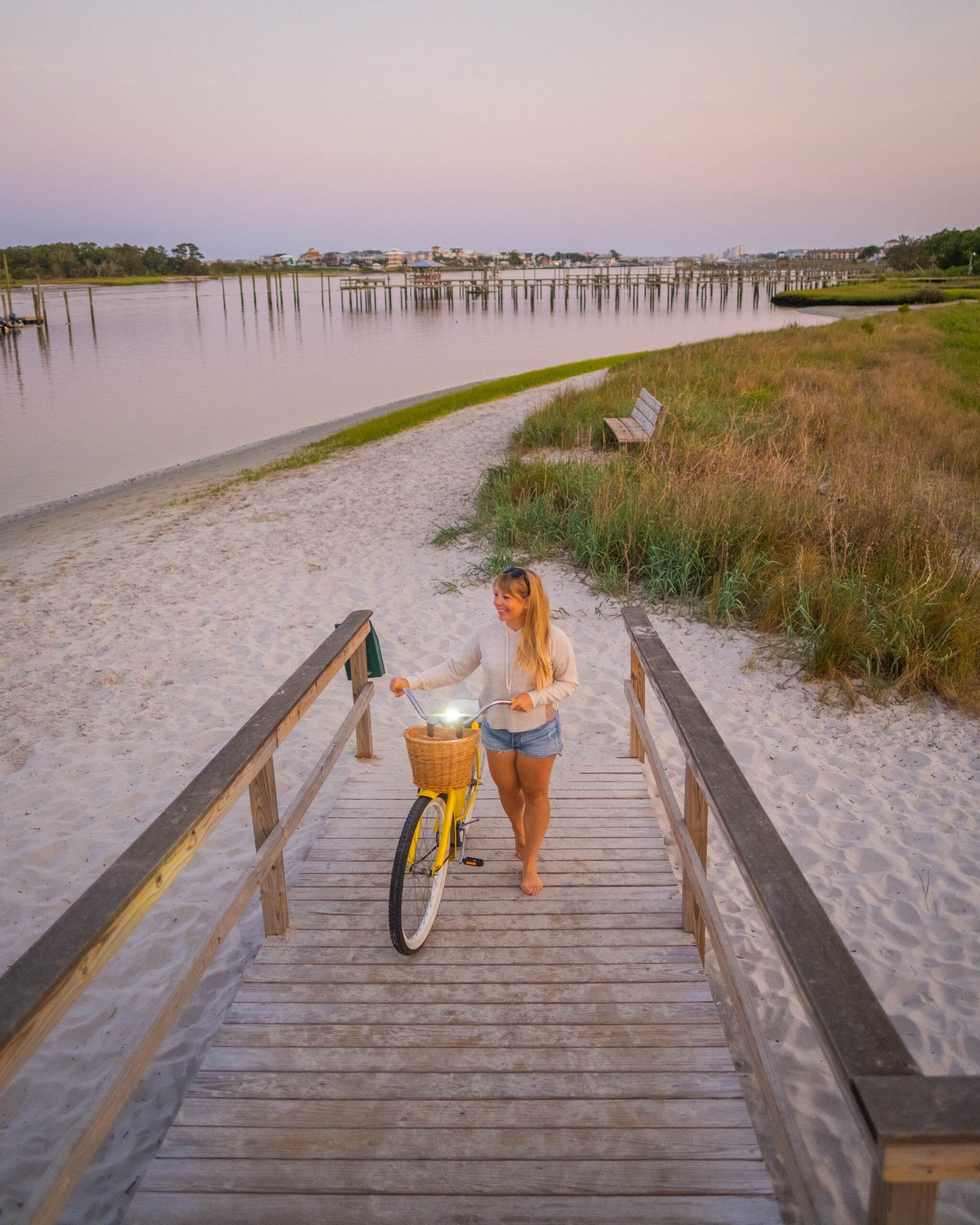 Biking On Carolina Beach