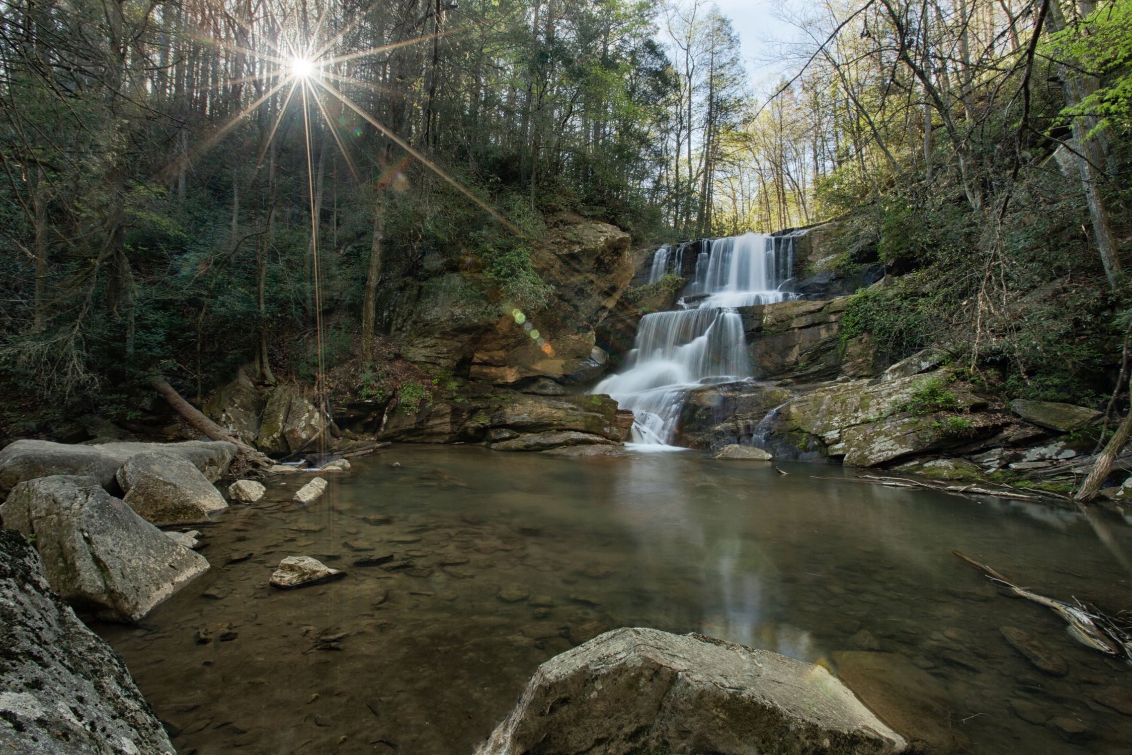 Little Bradley Falls  - waterfalls near asheville